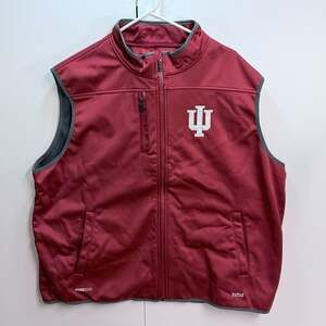 XXL Franchise Club Indiana Hoosiers Softshell Full-Zip Vest
